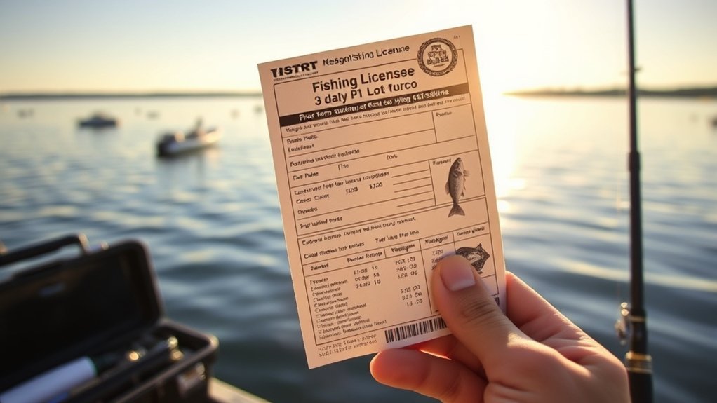 5 day fishing license available
