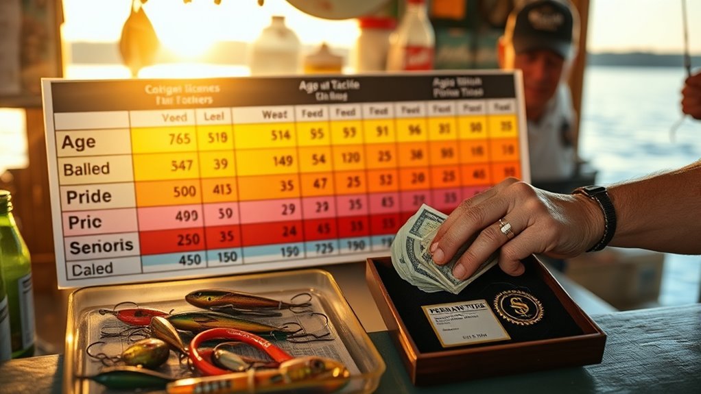 age based lifetime license pricing