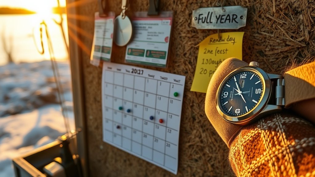 annual fishing license renewal