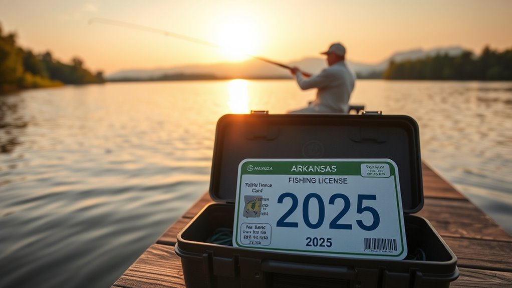 arkansas fishing license costs