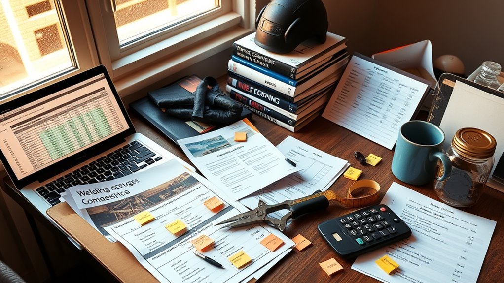 budgeting for welding expenses