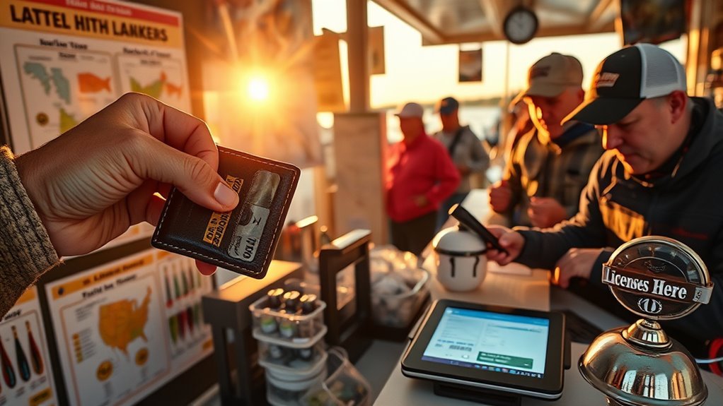 buy daily fishing license