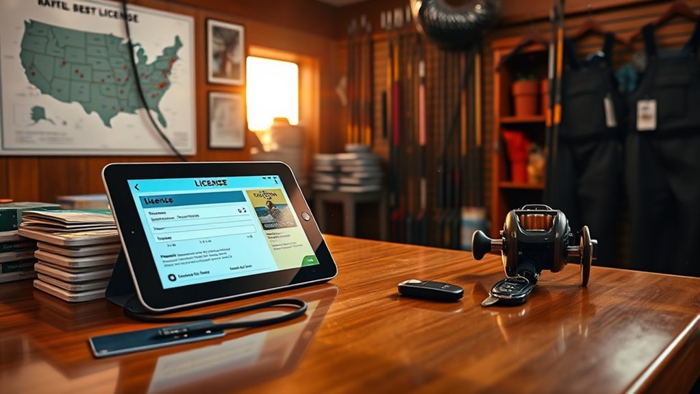 buy or renew fishing license