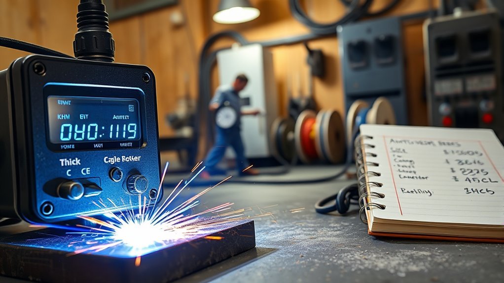 calculate welding electricity costs