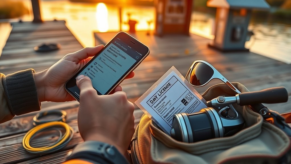 carry valid fishing license