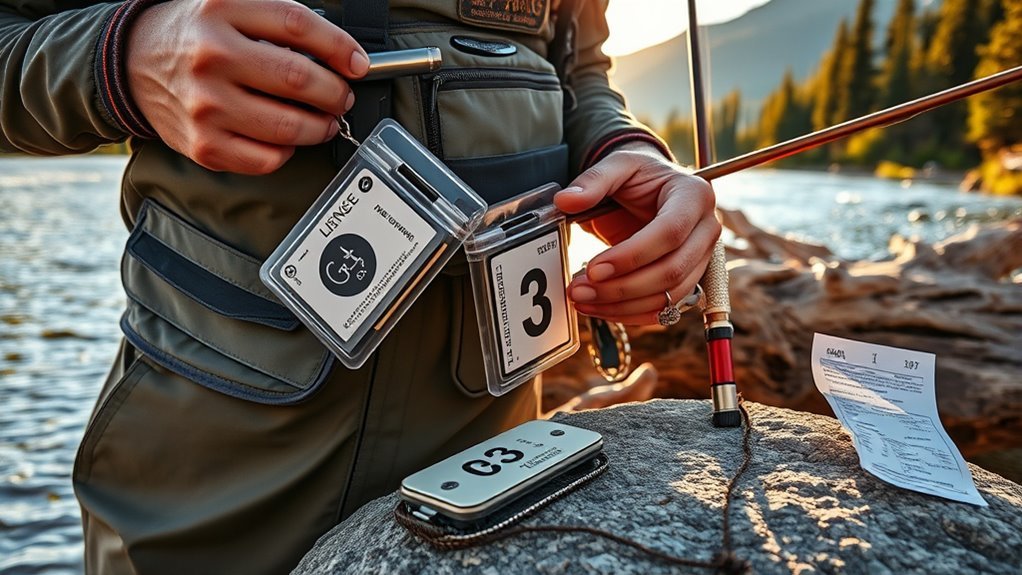 carry valid fishing license