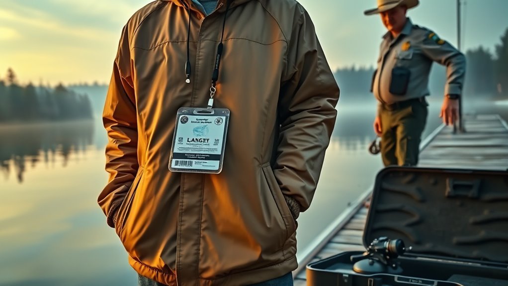 carry your fishing license