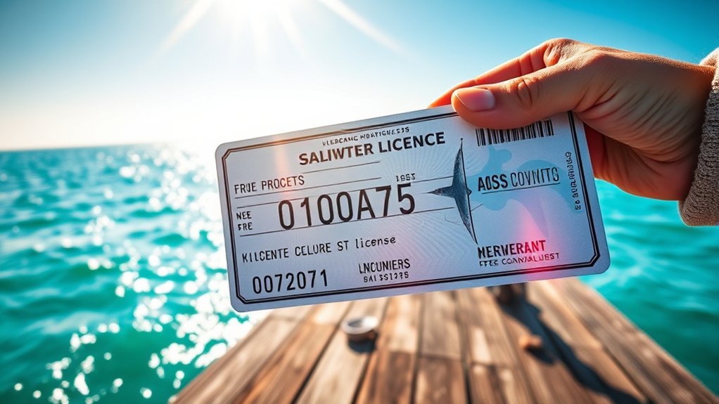 coastal fishing license cost