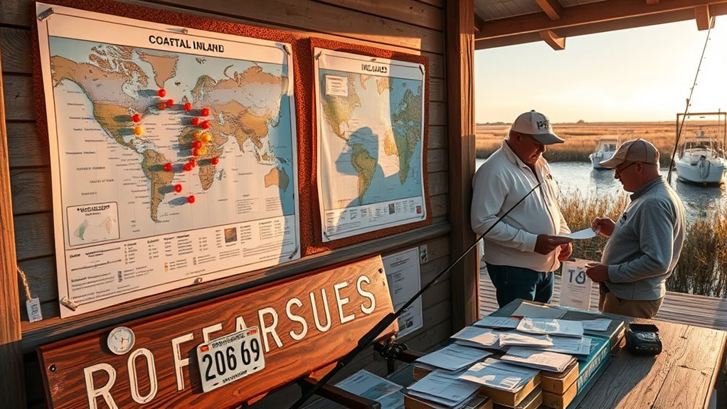 coastal vs inland licenses