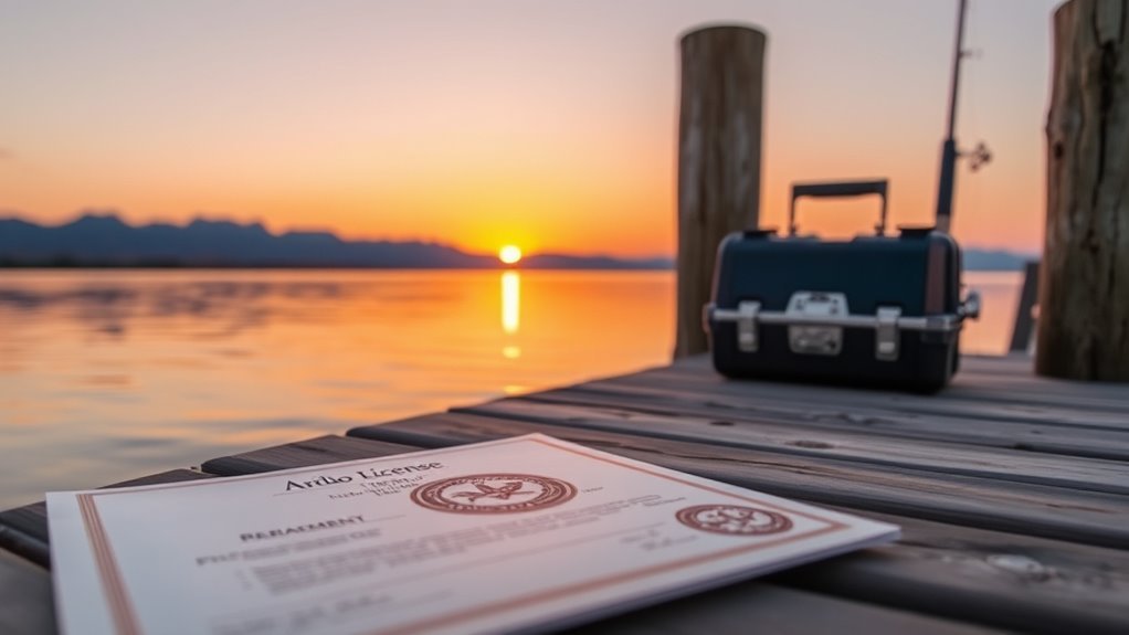 complimentary fishing licenses available