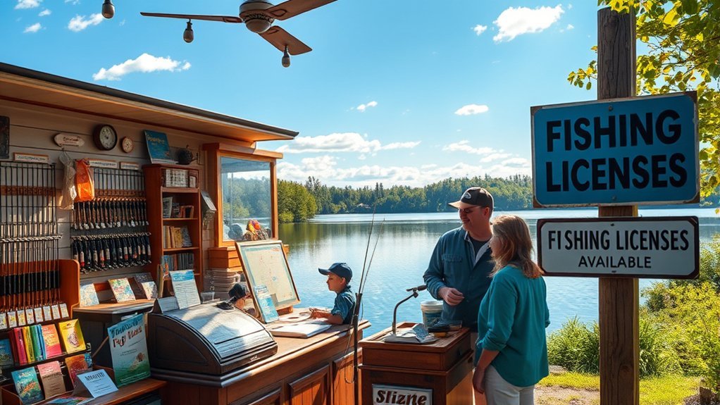convenient fishing license locations