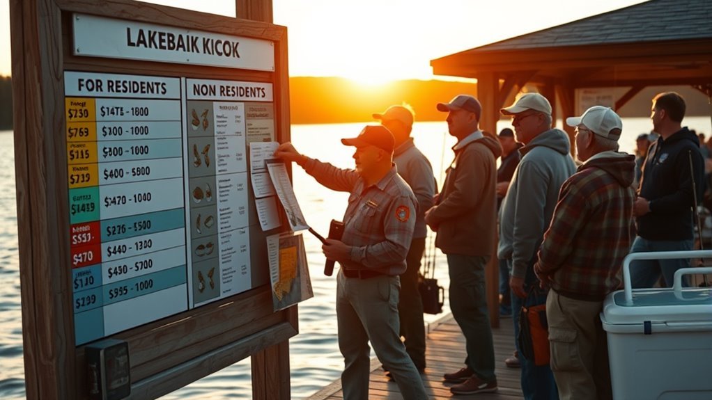 daily fishing permit costs