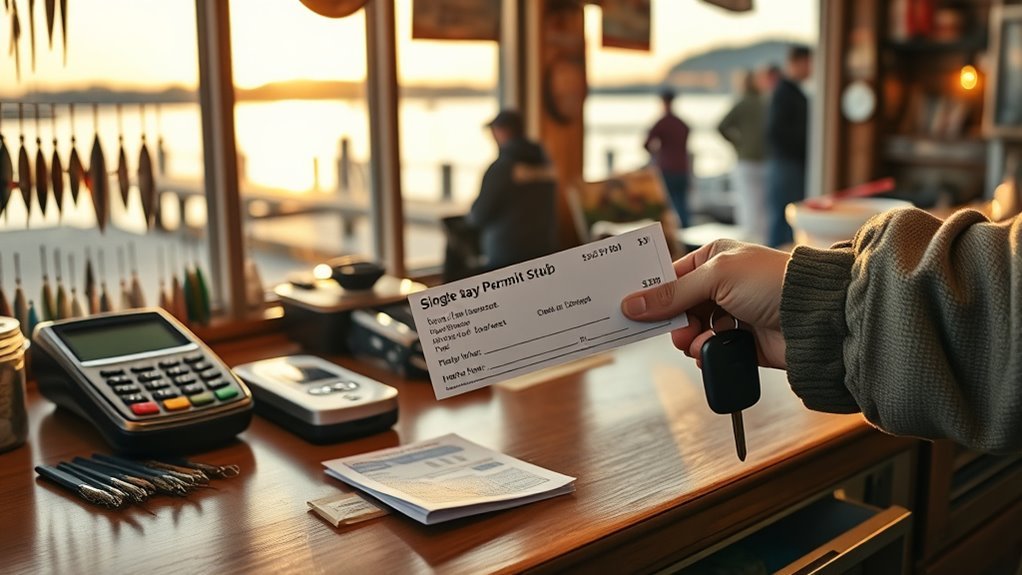 daily fishing permit details