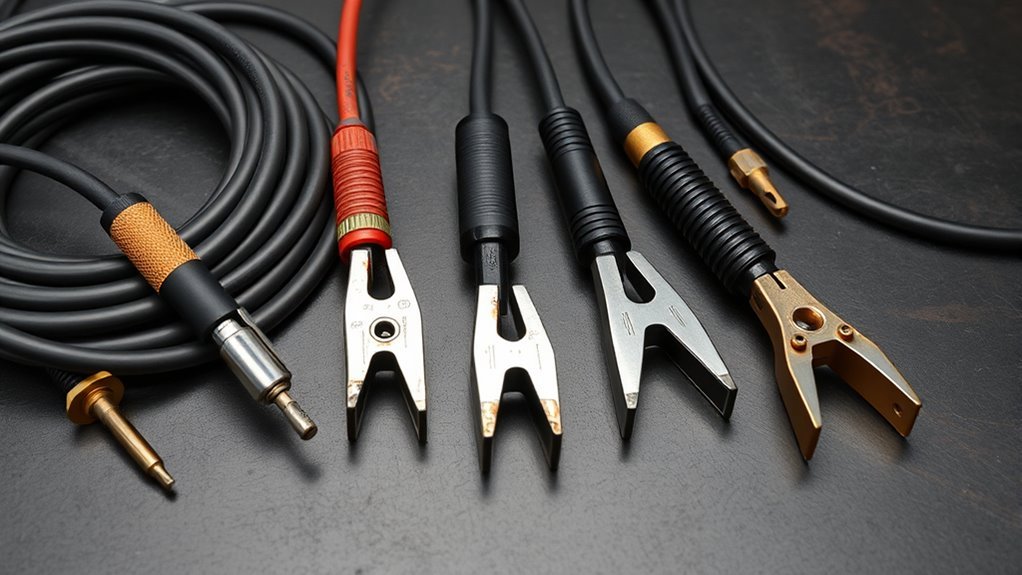 electrode holder types comparison