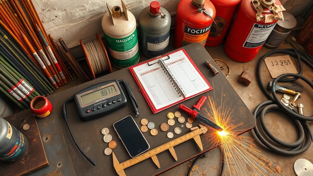 estimating welding consumable costs