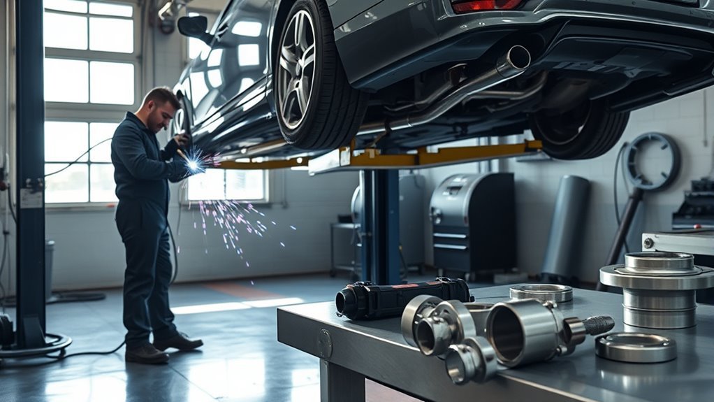 exhaust cutting and welding costs