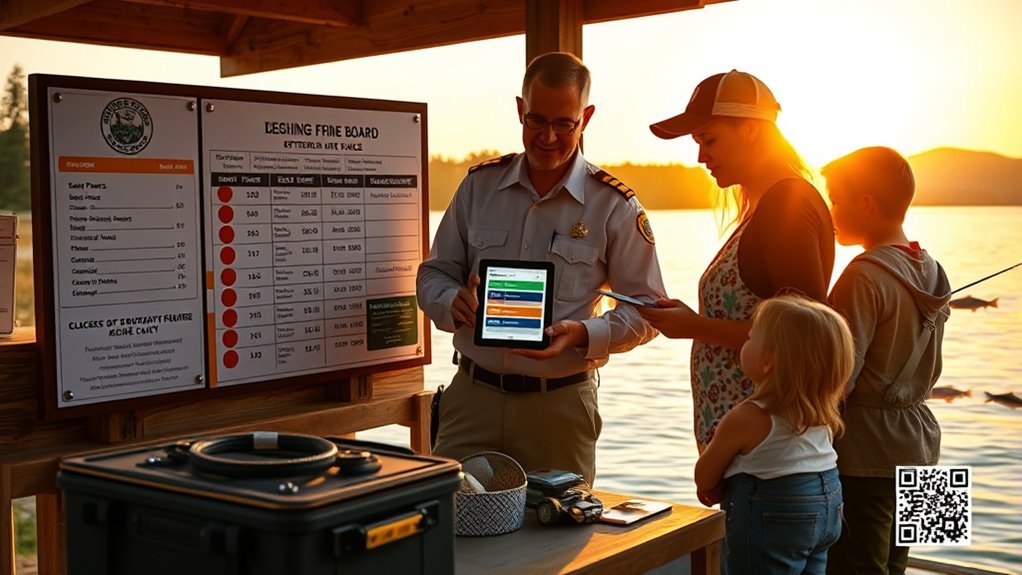 fishing fee exemptions available