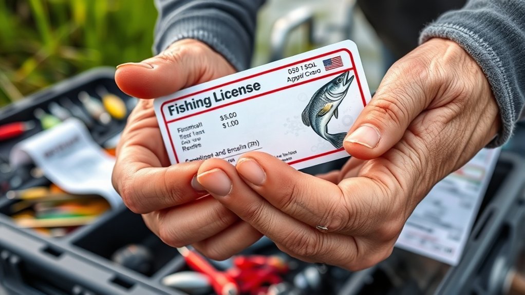 fishing license additional fees