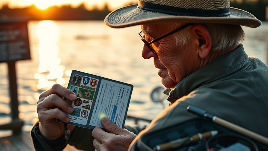 fishing license and stamps