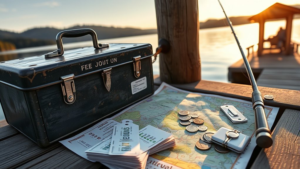 fishing license and stamps