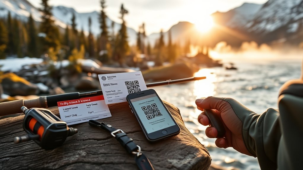 fishing license carrying requirements