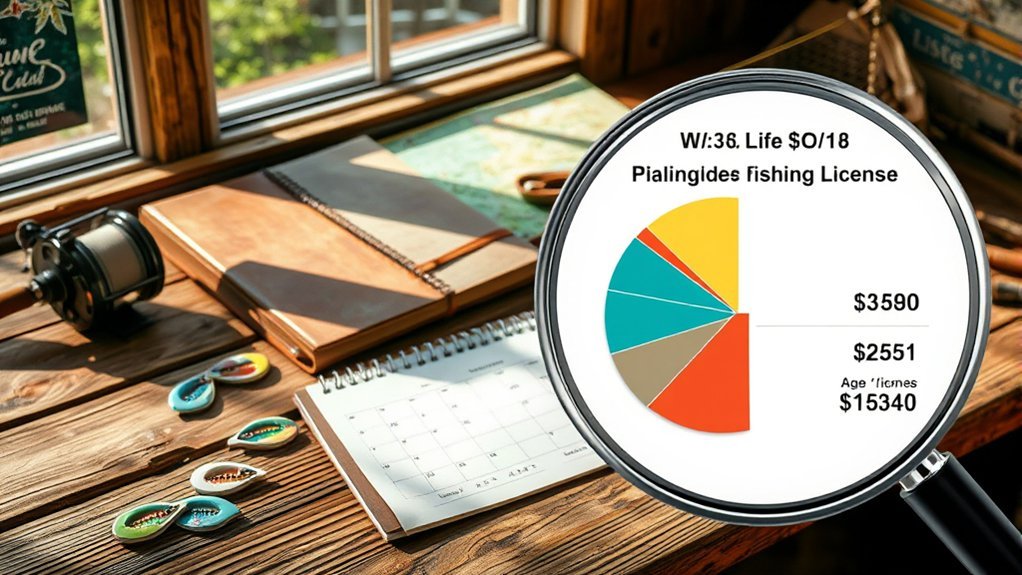 fishing license cost breakdown