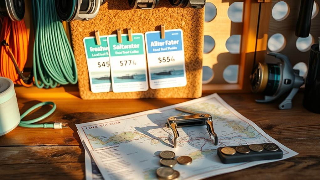 fishing license cost comparison