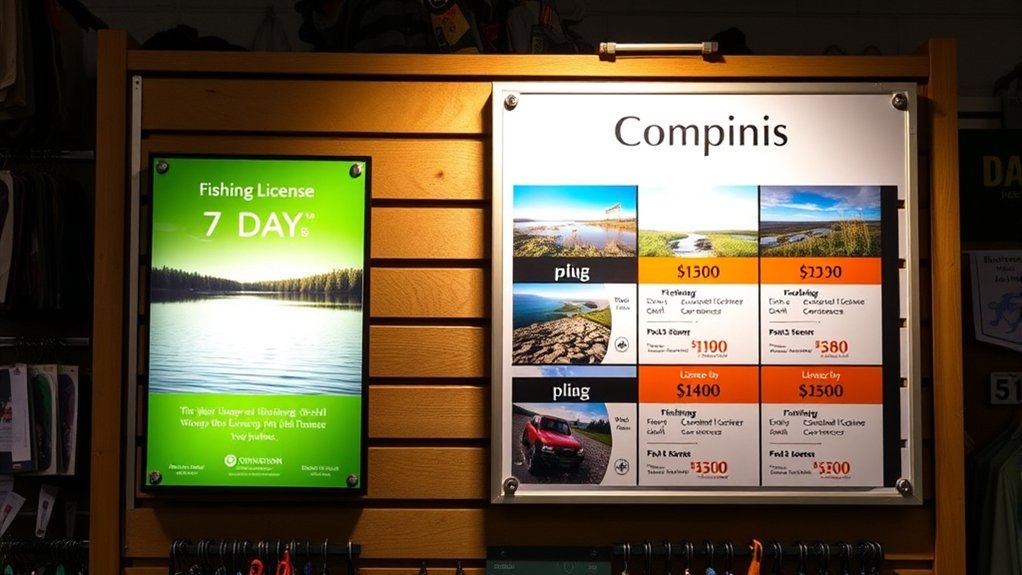 fishing license cost comparison