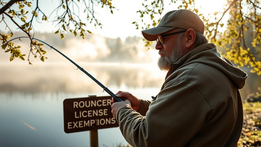 fishing license exemptions explained