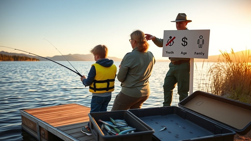 fishing license exemptions maryland