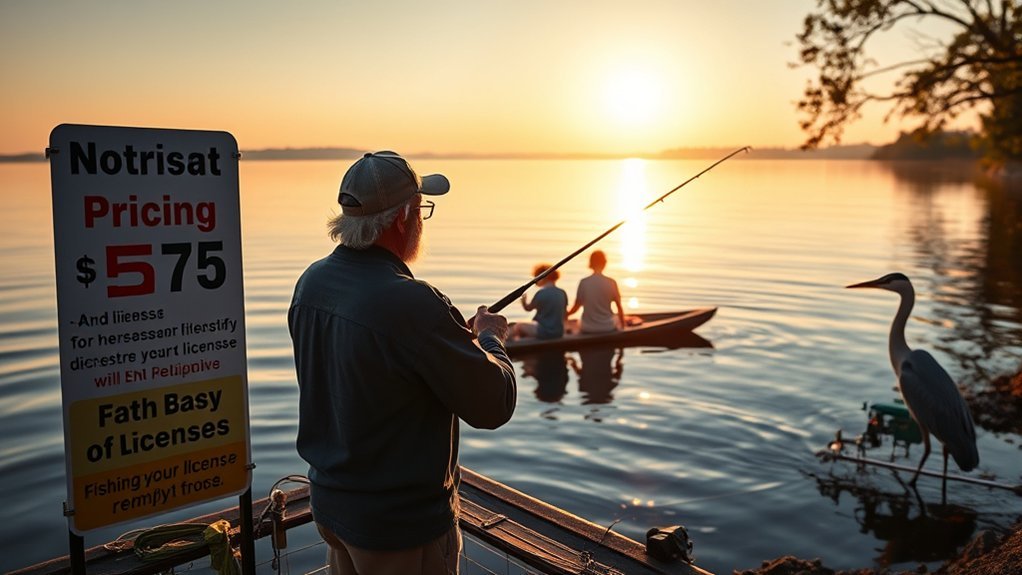 fishing license exemptions new york