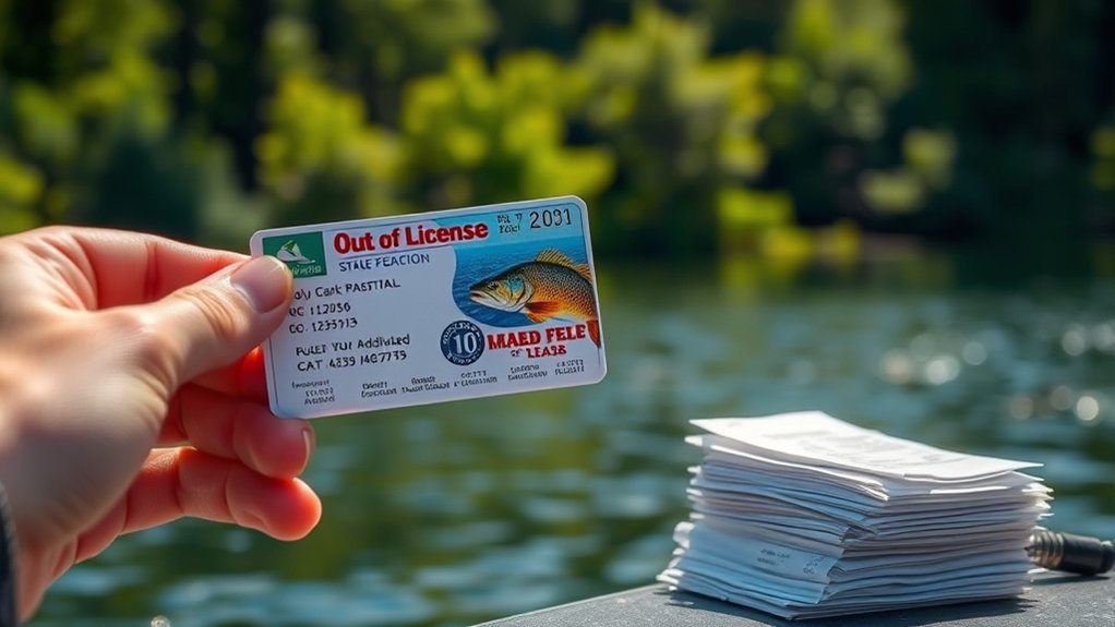 fishing license fee breakdown