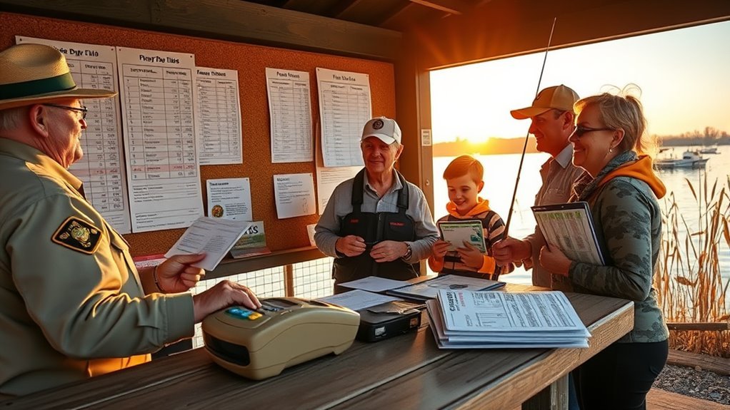 fishing license fee exemptions