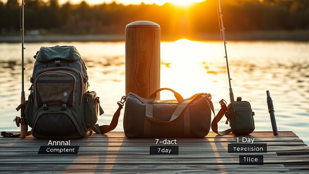 fishing license fee options