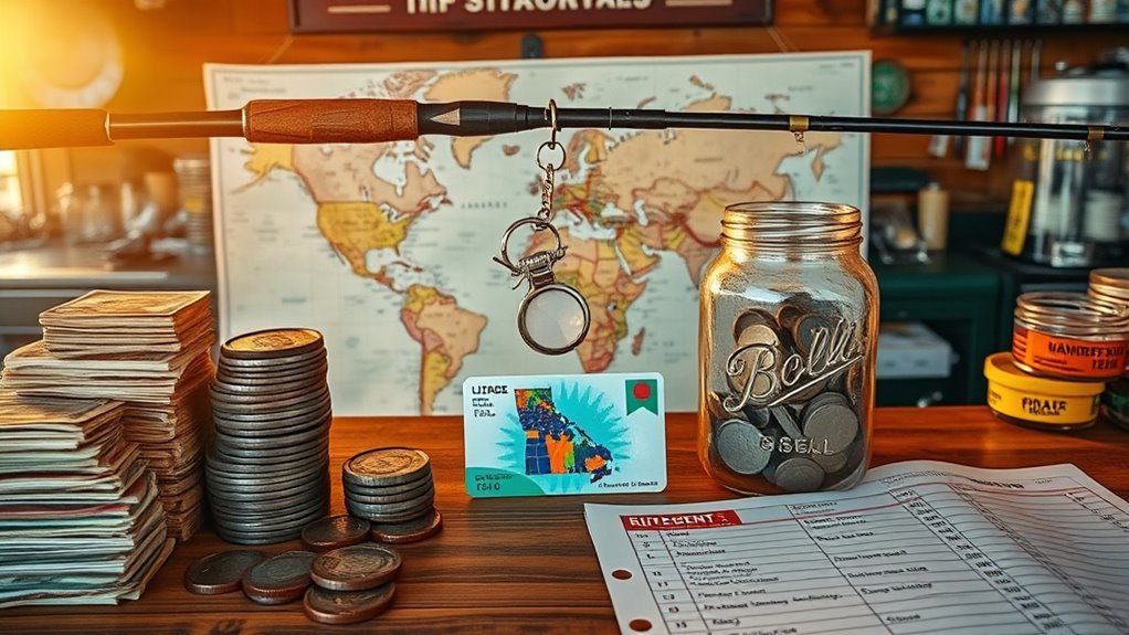 fishing license fee structure