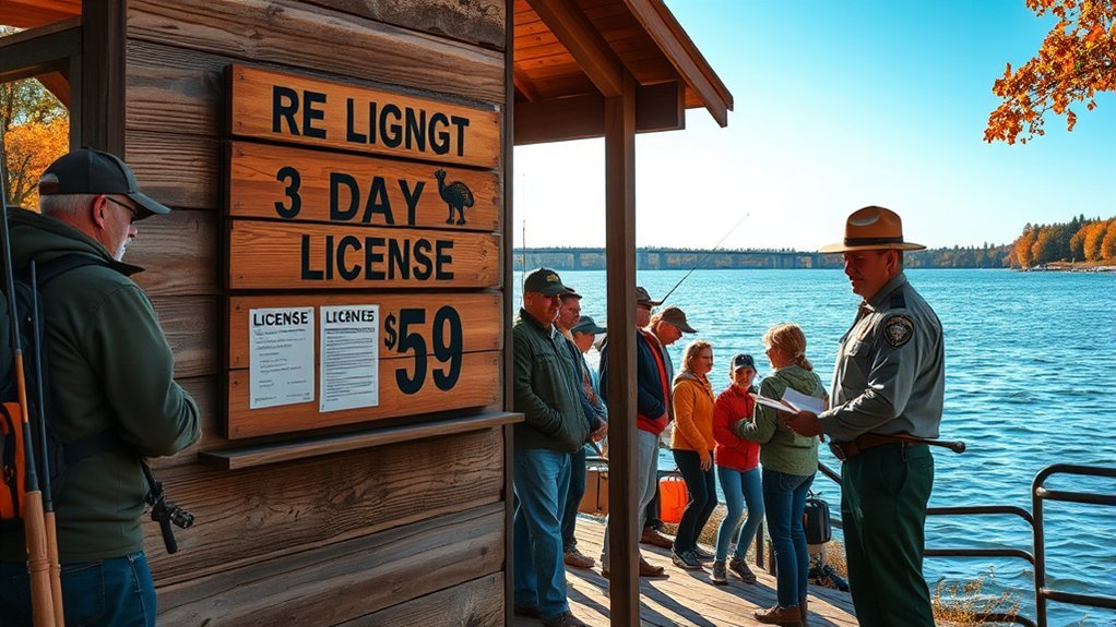 fishing license options available