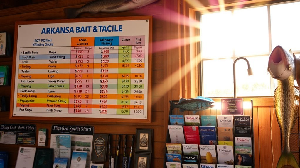 fishing license pricing details