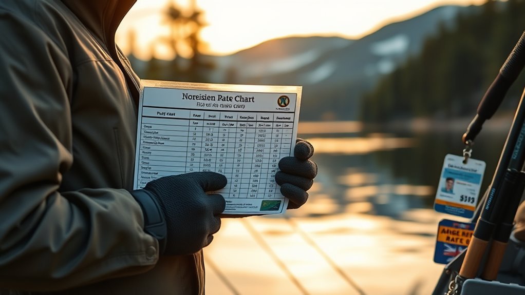 fishing license pricing options