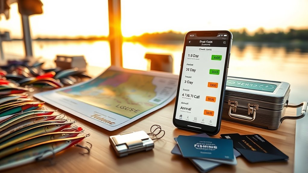 fishing license purchase options