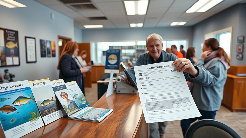 fishing license purchasing options