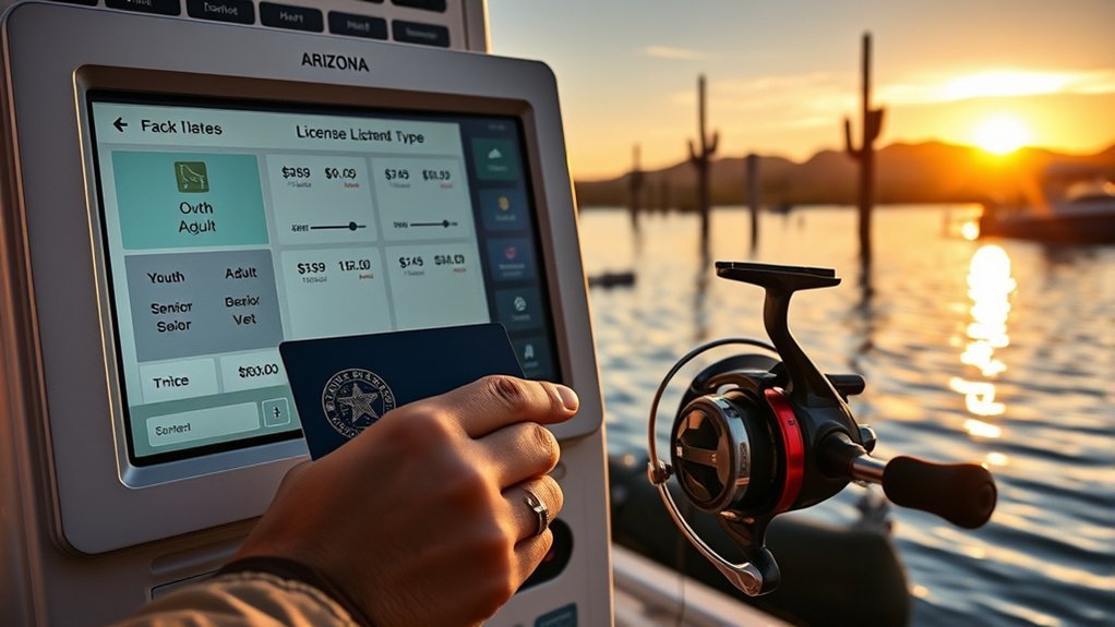 fishing license requirements arizona