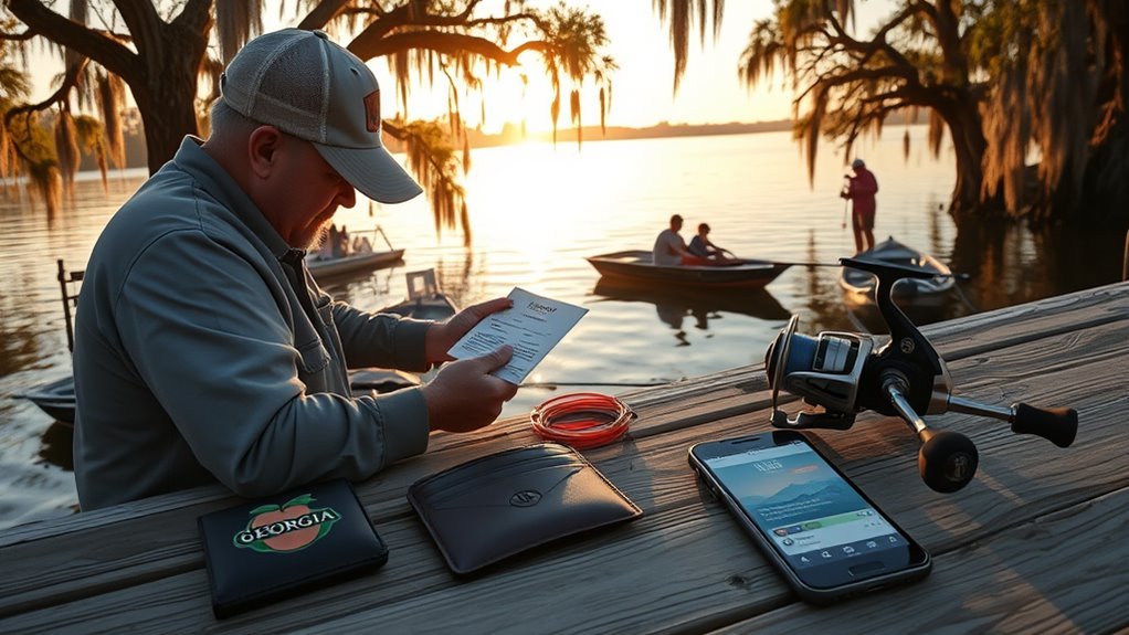 fishing license requirements georgia