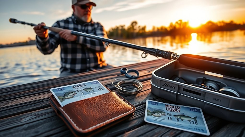fishing license requirements illinois