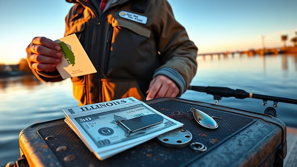 fishing license requirements illinois