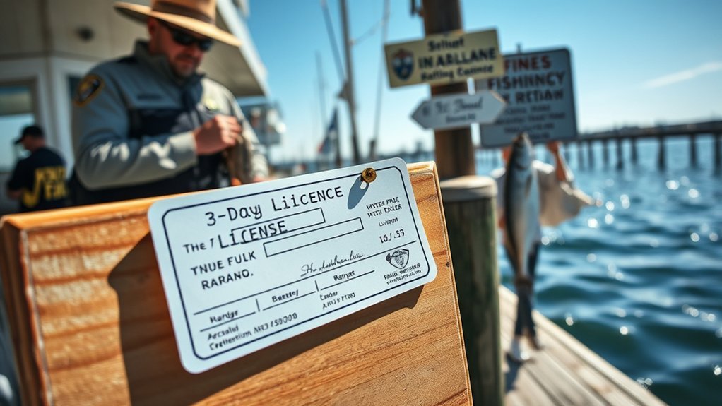 fishing license violation consequences