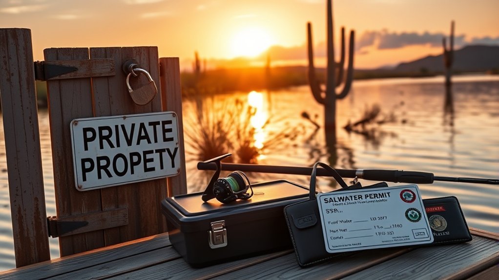 fishing permission and license