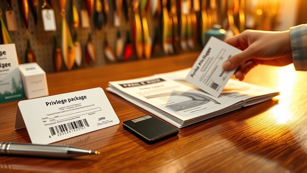 fishing privilege packages overview