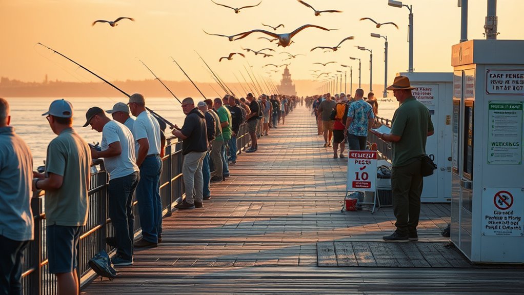 fishing regulations from piers