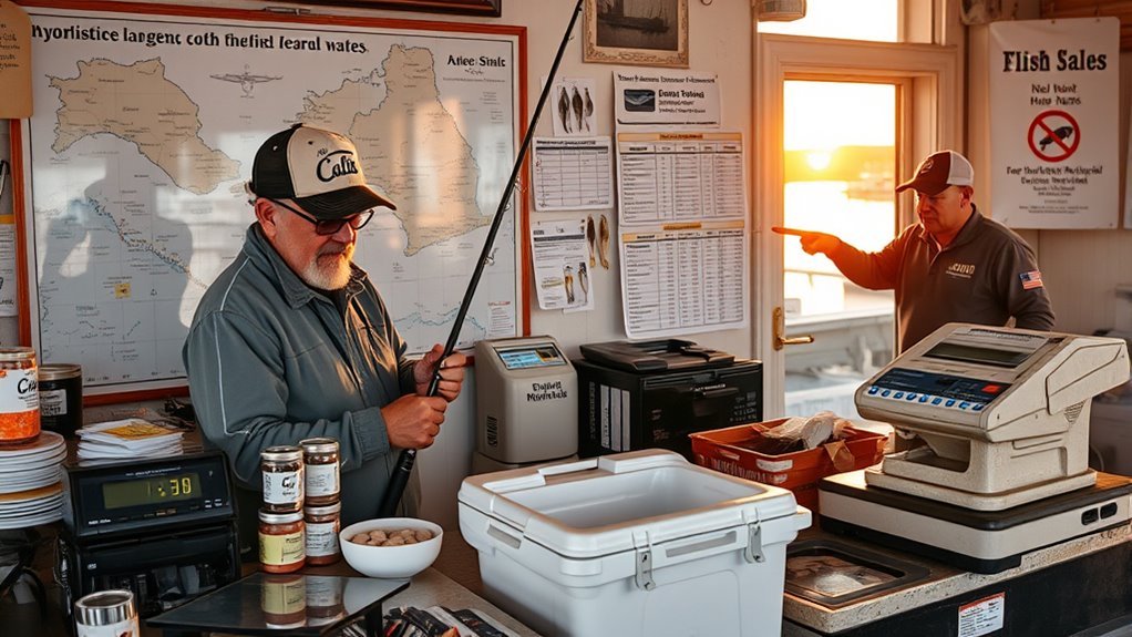 fishing regulations prohibit sales