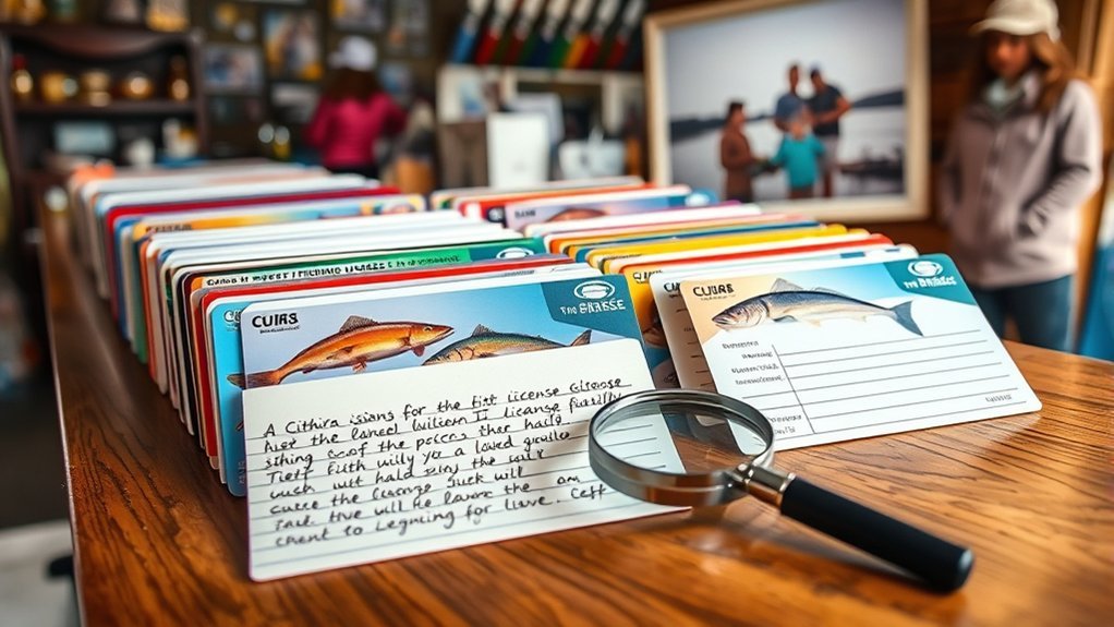 fishing report cards requirements